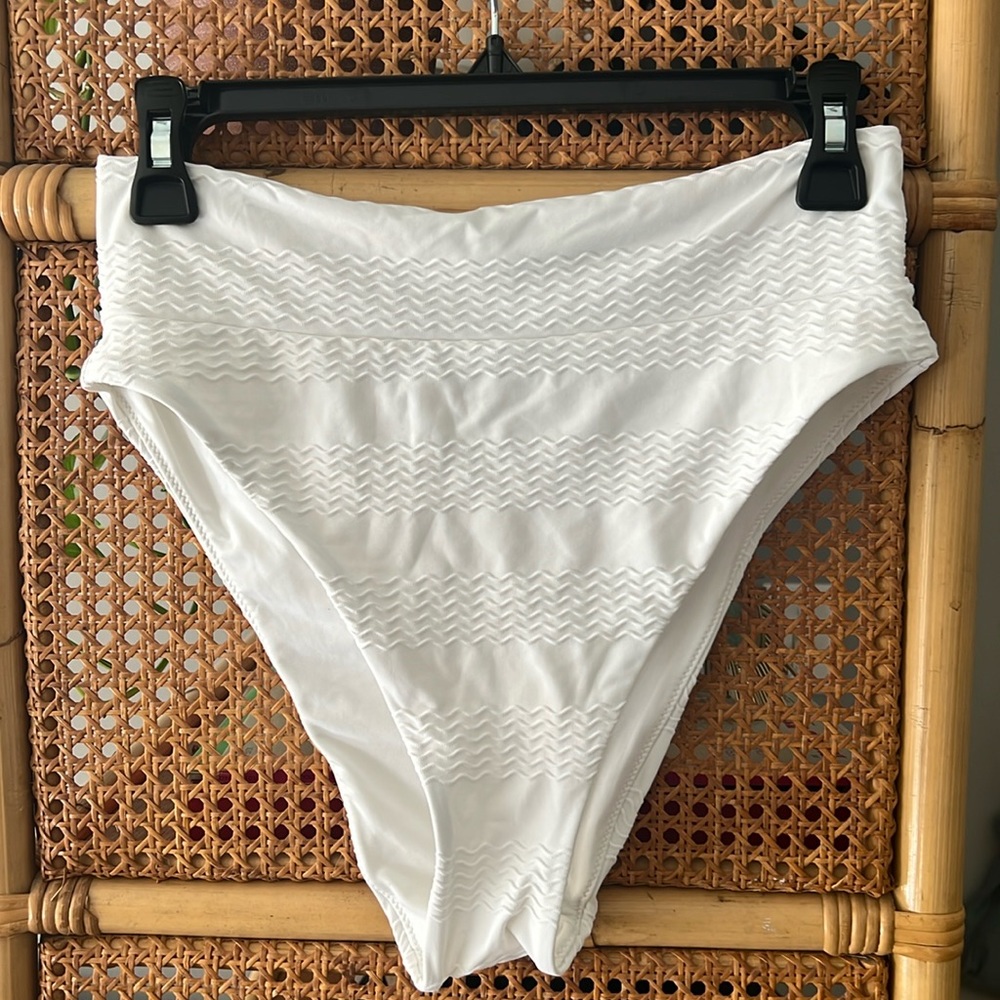 Aerie High Cut Cheeky Swim Bottoms M